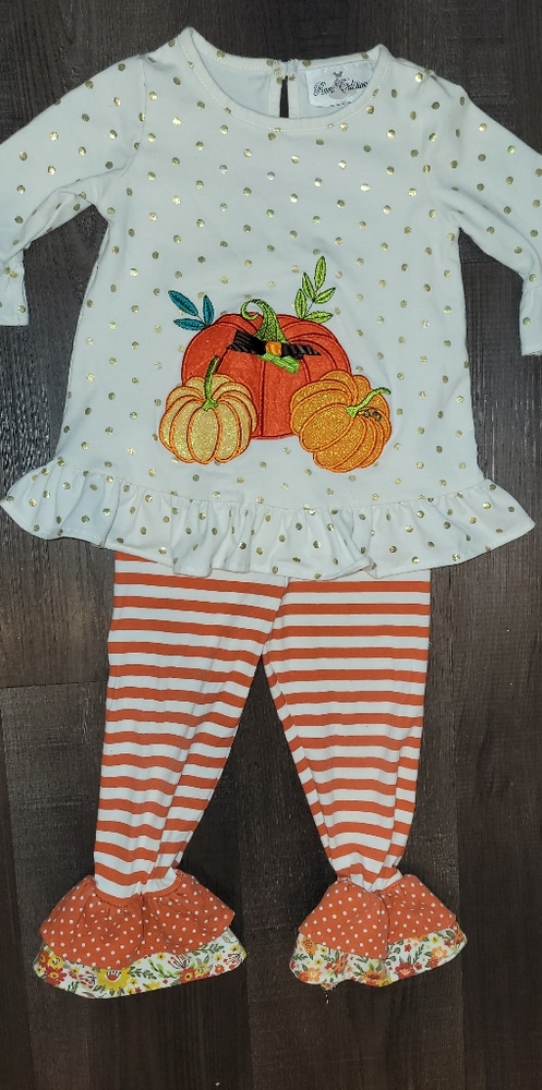 Pumpkin boutique outfit size 2T